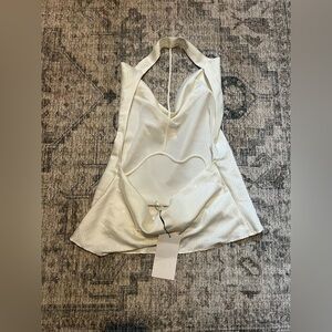 Zara Open Back Halter Top